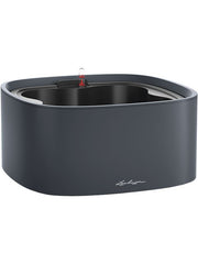 Lechuza Pila Color Stick Plant Pot 16.6cm Height 33cm Dia All Inclusive Set Slate Pots & Planters