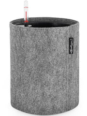 Lechuza Trendcover 23 Felt Plant Pot 26.5cm Height 20cm Dia All In One Dark Grey