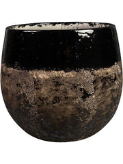 Lindy Plant Pot 20cm Height 17cm Dia Pot Black Pots & Planters
