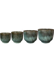 Linne Plant Pot 47cm Height cm Dia Pot Holly Green (set of 4) Pots & Planters