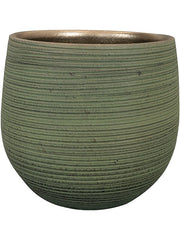 Lydia Plant Pot 20cm Height 19cm Dia Pot Shiny Green