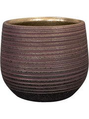 Lydia Plant Pot 16cm Height 15cm Dia Pot Shiny Purple