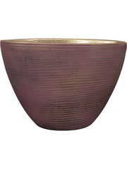Lydia Plant Pot 25cm Height 14cm Dia Planter Shiny Purple