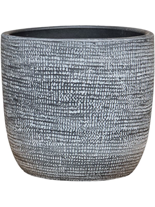 Magna Plant Pot 14cm Height 12cm Dia Pot Dark Grey Pots & Planters