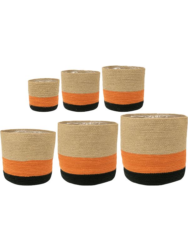 Megan Plant Pot 28cm Height cm Dia Pot Pumpkin (set of 6)