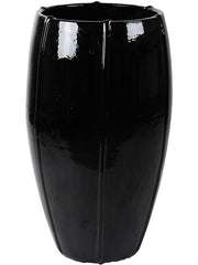 Moda Plant Pot 74cm Height 35cm Dia Emperor Black Shiny Pots & Planters