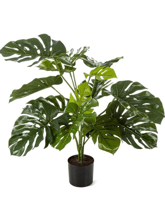 Monstera Deliciosa Artificial Plant Premium Faux 85cm Height Artificial Plants