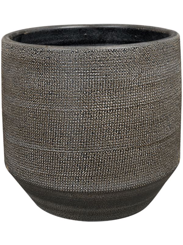 Norell Plant Pot 16cm Height 15cm Dia Pot Latte Brown