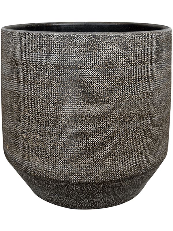 Norell Plant Pot 28cm Height 26cm Dia Pot Latte Brown