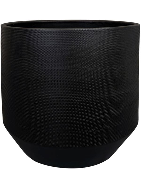 Norell Plant Pot 24cm Height 22cm Dia Pot Black