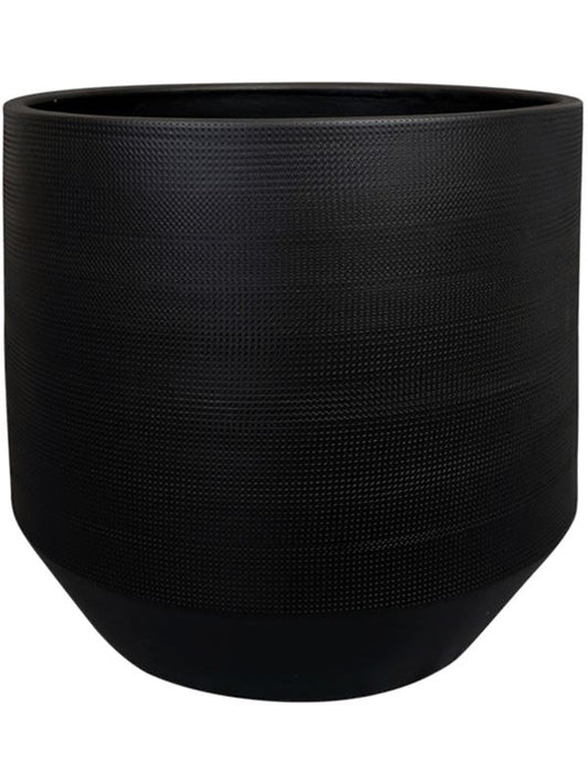 Norell Plant Pot 24cm Height 22cm Dia Pot Black