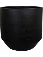 Norell Plant Pot 24cm Height 22cm Dia Pot Black