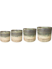 Novan Plant Pot 30cm Height cm Dia Pot Sage (set of 4) Pots & Planters