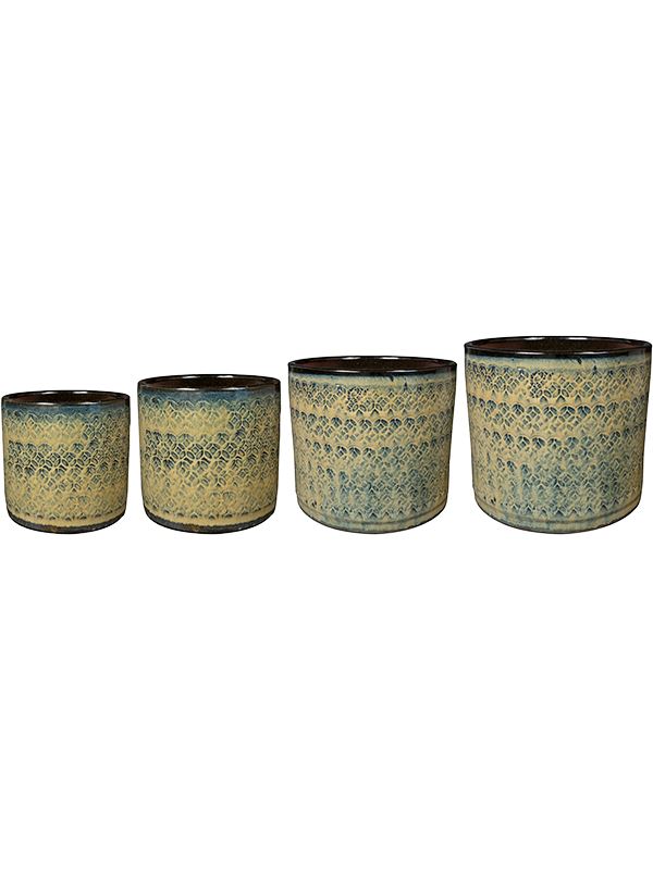Novan Plant Pot 30cm Height cm Dia Pot Thyme (set of 4) Pots & Planters
