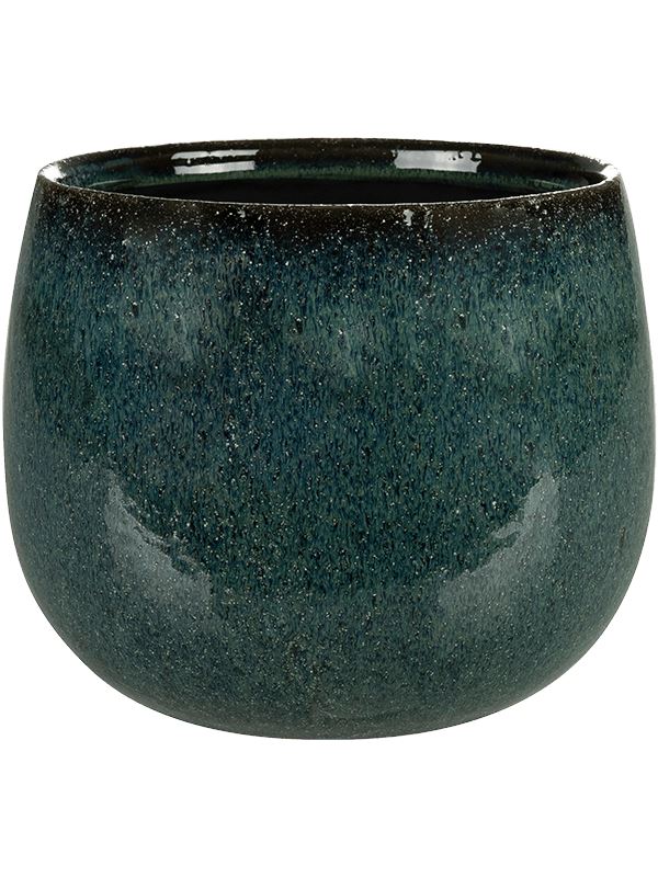 Odile Plant Pot 17cm Height 17cm Dia Pot Petrol