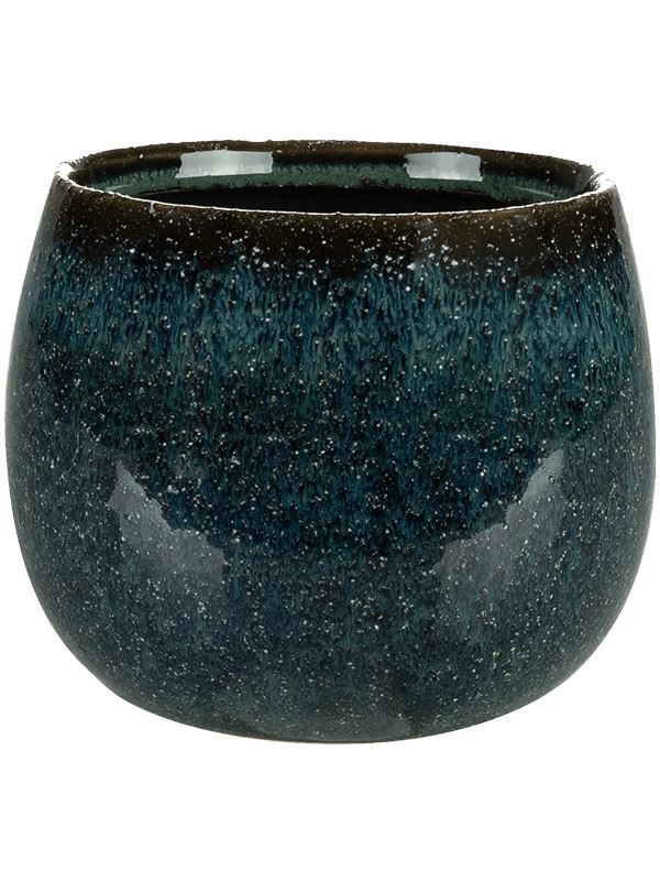 Odile Plant Pot 11cm Height 12cm Dia Pot Petrol