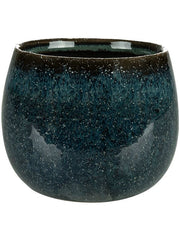 Odile Plant Pot 11cm Height 12cm Dia Pot Petrol