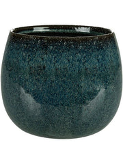 Odile Plant Pot 13cm Height 12cm Dia Pot Petrol