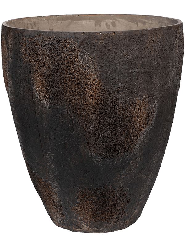 Oyster Plant Pot 74cm Height 64cm Dia Bernd XL Imperial Brown Pots & Planters