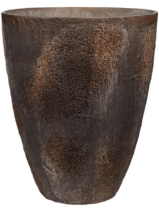 Oyster Plant Pot 83cm Height 68cm Dia Oliver L Imperial Brown Pots & Planters