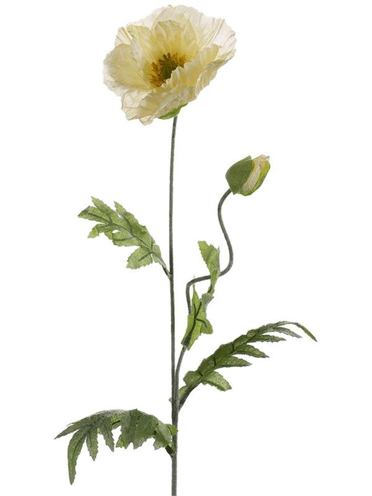 Poppy Artificial Plant Premium Faux 70cm Height Artificial Plants