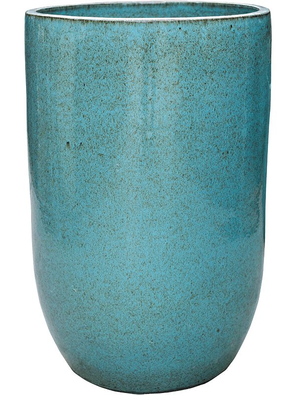 Pure Plant Pot 79cm Height 48cm Dia Partner Turquoise Pots & Planters