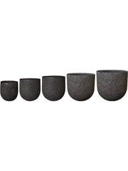 Ravi Plant Pot 48cm Height cm Dia Pot Coffee (set of 5) Pots & Planters