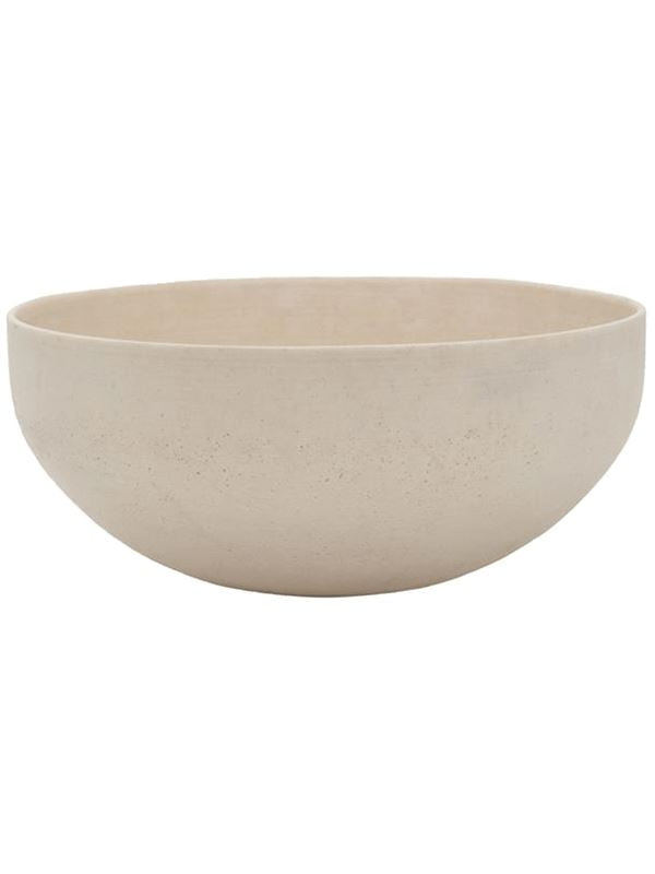 Refined Plant Pot 16cm Height 35cm Dia Morgana XS Natural White