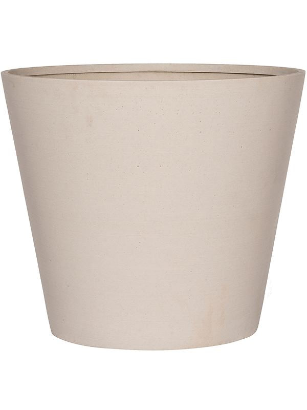 Refined Plant Pot 50cm Height 54cm Dia Bucket M Natural White