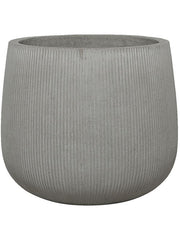 Ridged Vertically Plant Pot 36cm Height 38cm Dia Pax M Cement