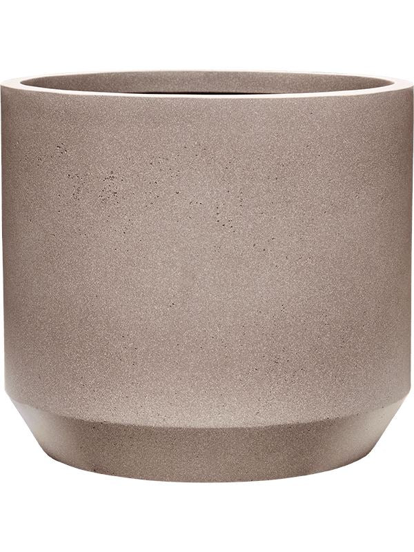 Rotunda Urban Plant Pot 49cm Height 51cm Dia Cylinder Urban Cement Grey Pots & Planters