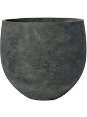Rough Plant Pot 35cm Height 35cm Dia Mini Orb XL Black Washed