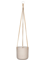 Rough Plant Pot 18cm Height 16cm Dia Charlie (hanging) M Grey Washed
