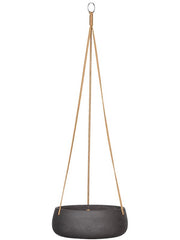 Rough Plant Pot 9cm Height 20cm Dia Eileen (hanging) S Black Washed