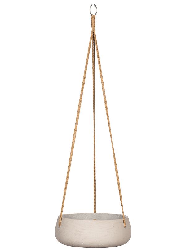 Rough Plant Pot 9cm Height 20cm Dia Eileen (hanging) S Grey Washed