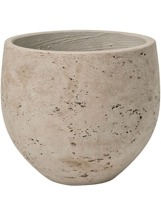 Rough Plant Pot 15cm Height 16cm Dia Mini Orb S Grey Washed Pots & Planters