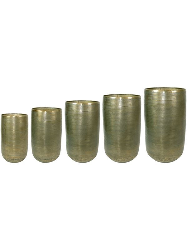 Rowen Plant Pot 89cm Height cm Dia Pot Tall New Green (set of 5)