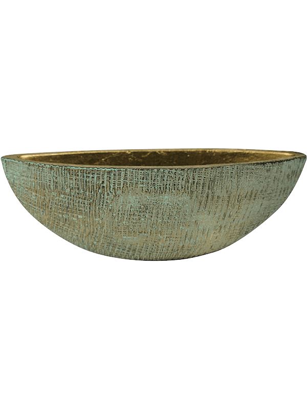 Ryan Plant Pot 12cm Height 10cm Dia Boat Shiny Blue
