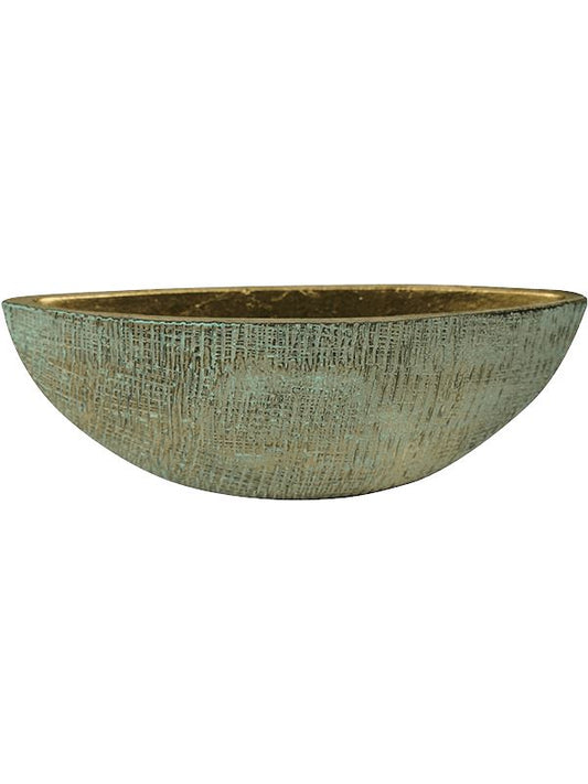 Ryan Plant Pot 12cm Height 10cm Dia Boat Shiny Blue