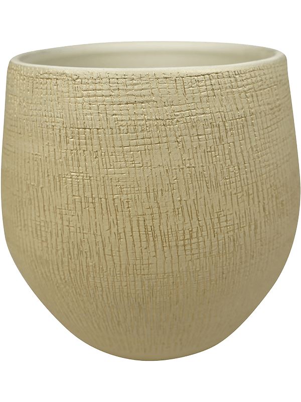 Ryan Plant Pot 32cm Height 30cm Dia Pot Shiny Sand