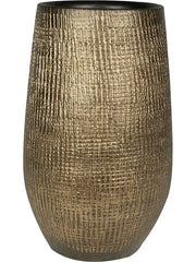 Ryan Plant Pot 30cm Height 12.5cm Dia Pot High Shiny Gold