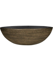 Ryan Plant Pot 12cm Height 10cm Dia Boat Shiny Gold