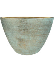 Ryan Plant Pot 35cm Height 16cm Dia Planter Shiny Blue