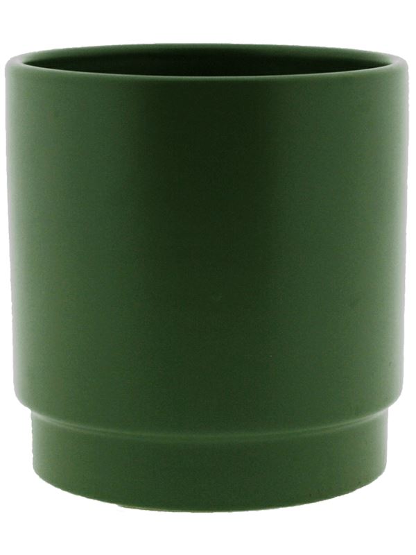 Sense Plant Pot 25cm Height 23cm Dia Pot Matt Olive Pots & Planters