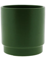 Sense Plant Pot 25cm Height 23cm Dia Pot Matt Olive Pots & Planters
