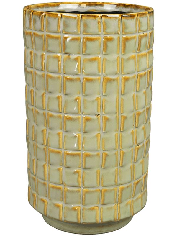 Stian Plant Pot 24cm Height 12cm Dia Pot Tall Soft Jade
