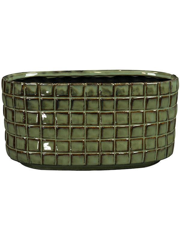 Stian Plant Pot 13cm Height 11cm Dia Planter Moss Green
