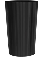 Stiel Conica Plant Pot 95cm Height 59cm Dia With RVS plate with coupling nut M12 RAL 9011 mat