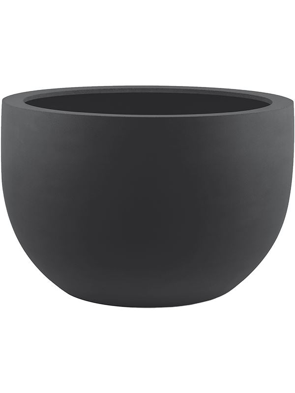 Stretto Plant Pot 47cm Height 72cm Dia New Egg Pot Low Anthracite Pots & Planters