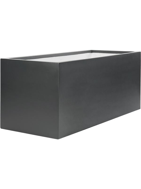 Stretto Plant Pot 50cm Height 42cm Dia Box Anthracite Pots & Planters